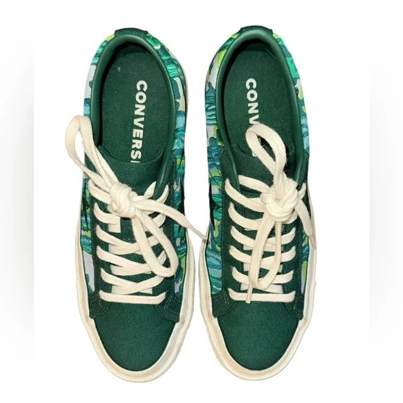 Converse Green One Star Low The Great Outdoors Women’s Size 6.5 - Picture 6 of 8